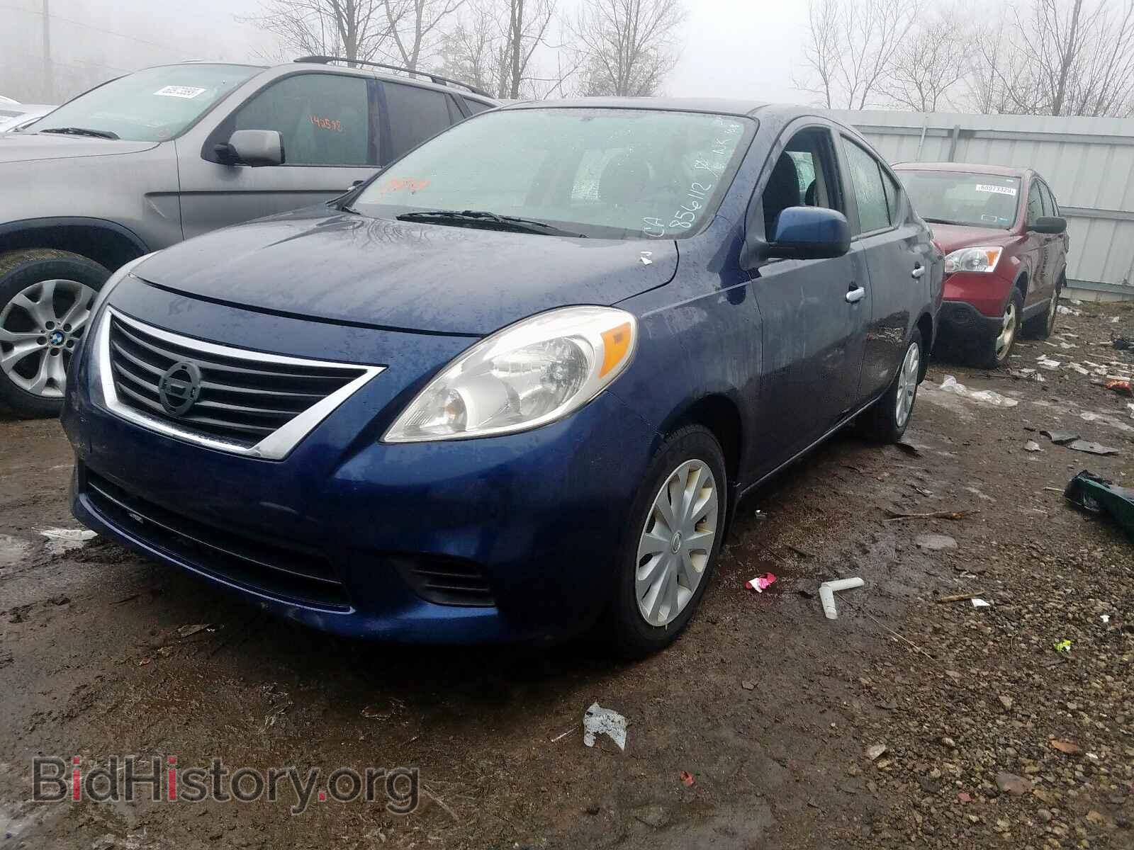 2012 NISSAN VERSA - VIN: 3N1CN7AP8CL856112 - Фото 2