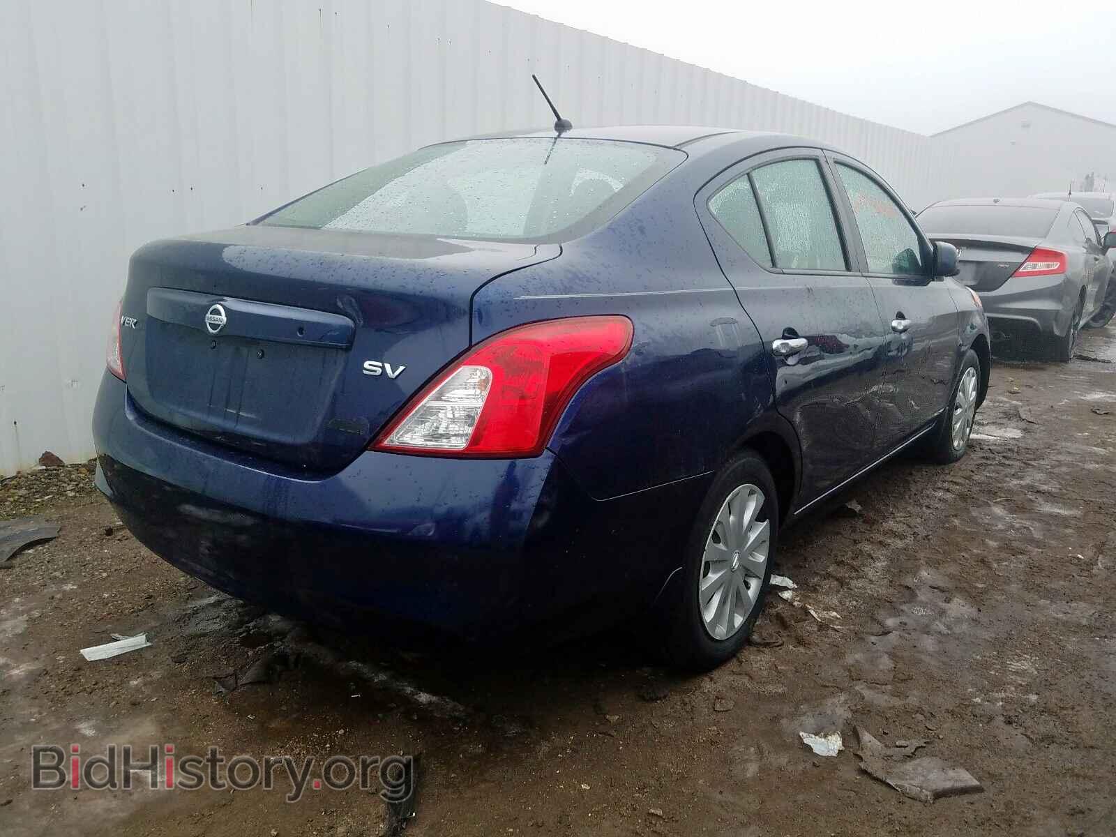 2012 NISSAN VERSA - VIN: 3N1CN7AP8CL856112 - Фото 4