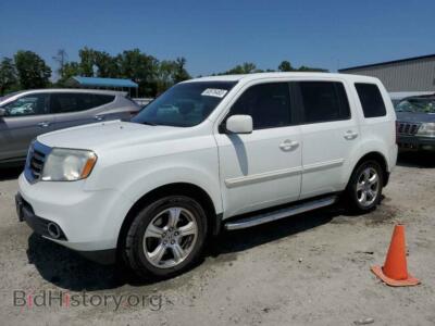 2014 Honda PILOT Pilot EXL, белый — VIN 5FNYF4H66EB024751, Copart