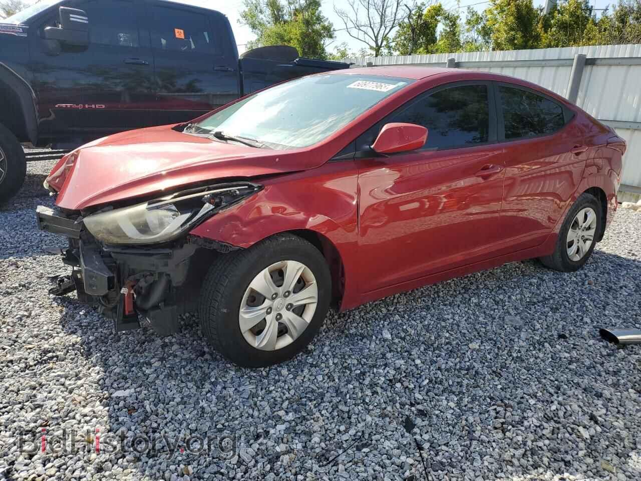 Photo KMHDH4AE7GU648686 - HYUNDAI ELANTRA 2016