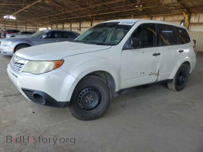 2012 Subaru FORESTER 2.5X, белый — VIN JF2SHBAC1CH451225, Copart