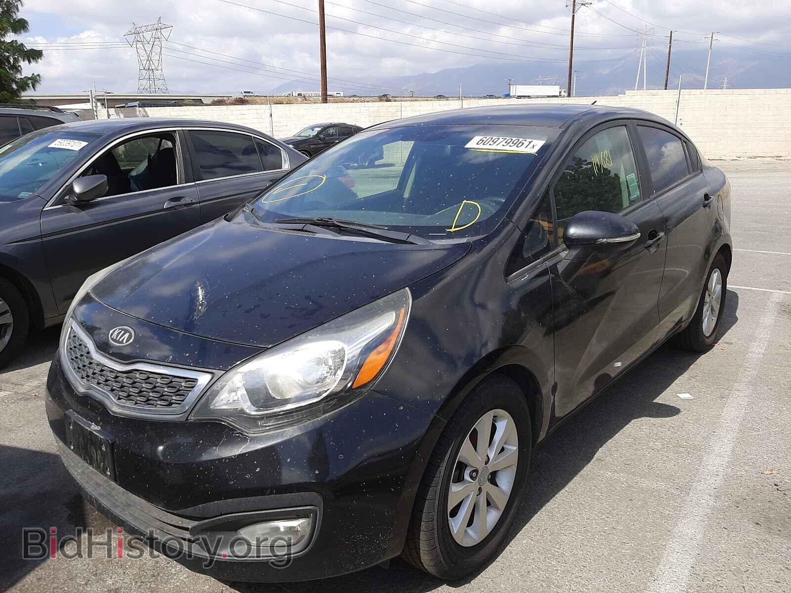 2012 KIA RIO - VIN: KNADN4A33C6044253 - Фото 2