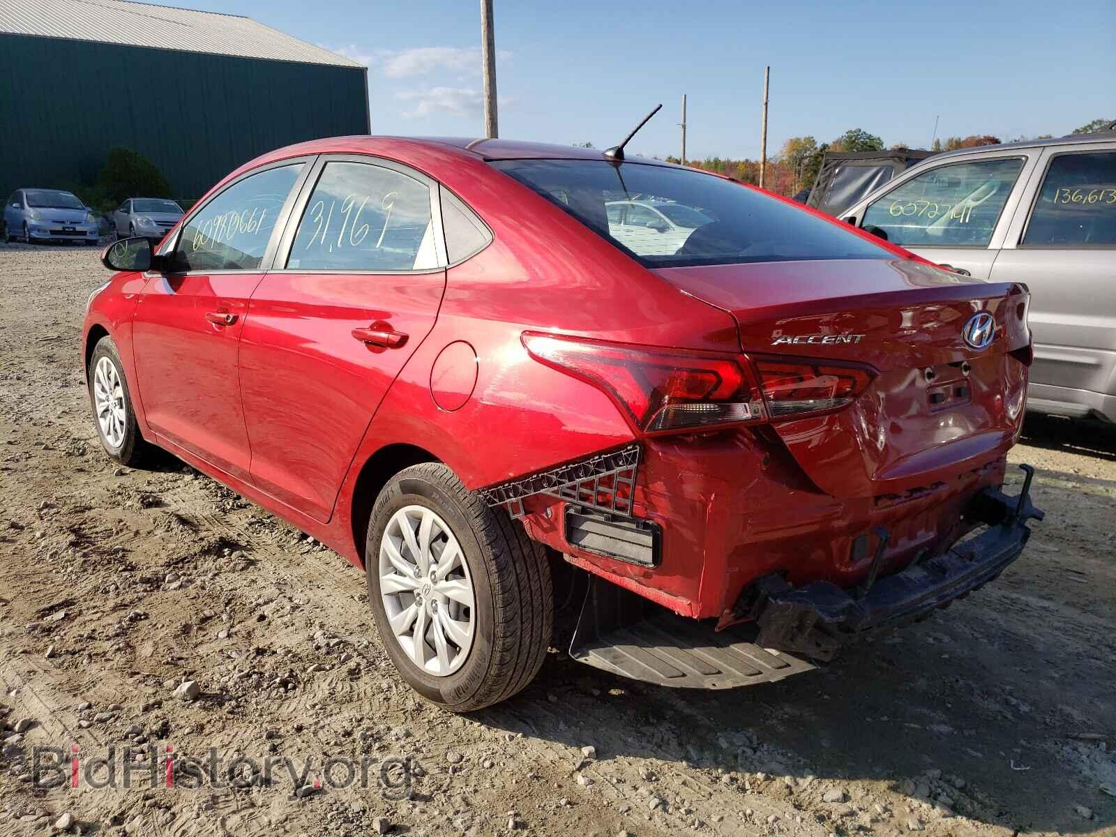 2020 HYUNDAI ACCENT - VIN: 3KPC24A69LE114186 - Фото 3