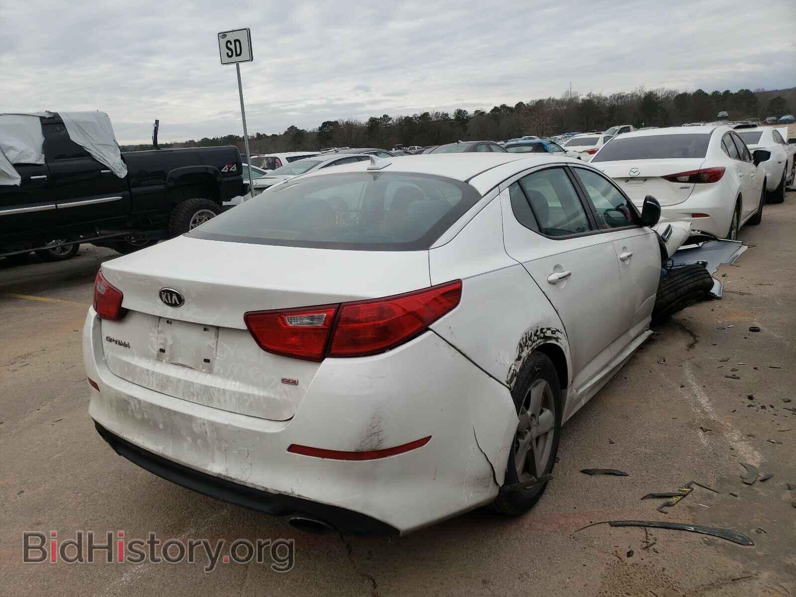 2015 KIA OPTIMA - VIN: KNAGM4A75F5627064 - Фото 4