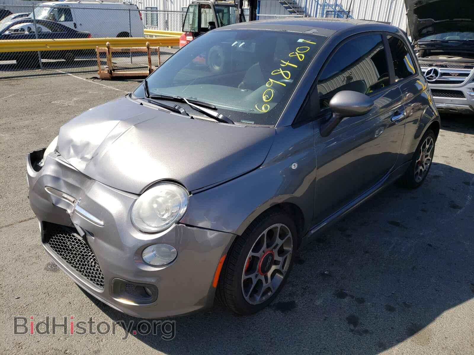 2012 FIAT 500 - VIN: 3C3CFFBR8CT115287 - Фото 2