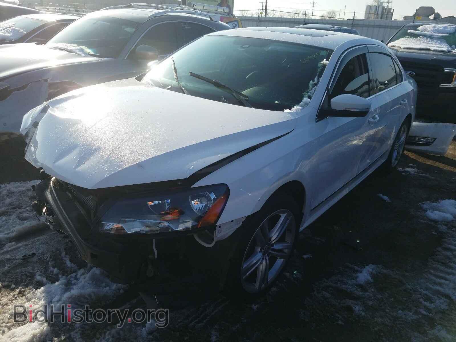2014 VOLKSWAGEN PASSAT - VIN: 1VWCN7A3XEC063397 - Фото 2