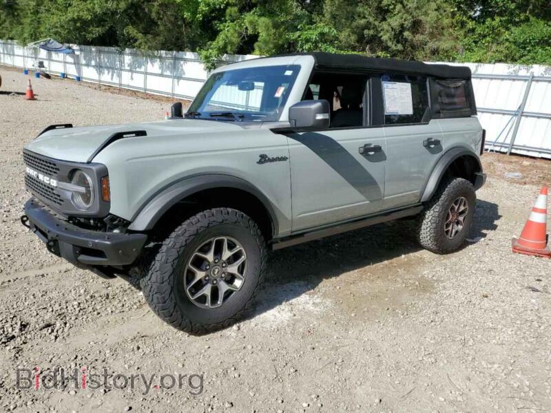 2021 Ford BRONCO Base (VIN 1FMEE5DP7MLA90727) — фото 1 из 14, Copart, повреждение: передняя часть