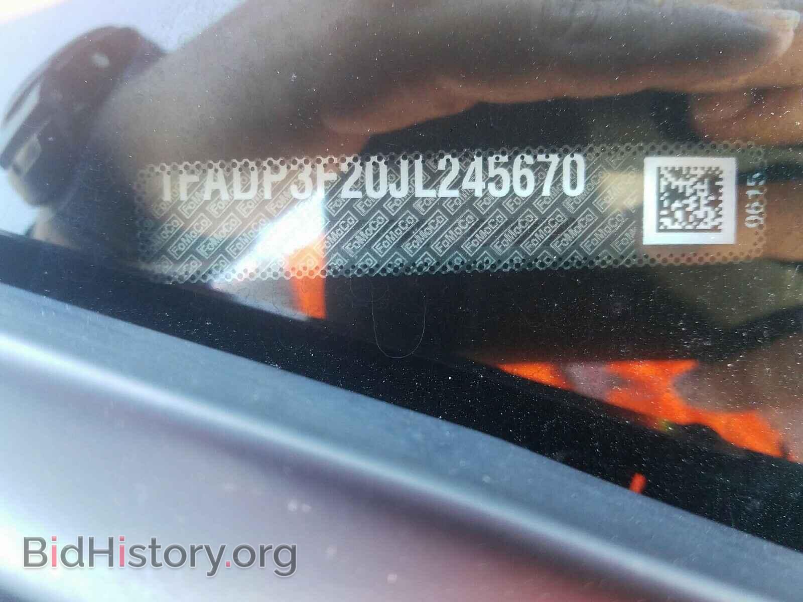2018 FORD FOCUS - VIN: 1FADP3F20JL245670 - Фото 10