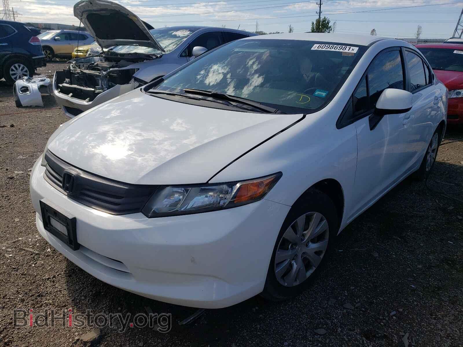 2012 HONDA CIVIC - VIN: 19XFB2F55CE052870 - Фото 2