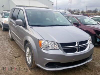 2016 Dodge CARAVAN Grand Cara, серый — VIN 2C4RDGCGXGR384155, Copart