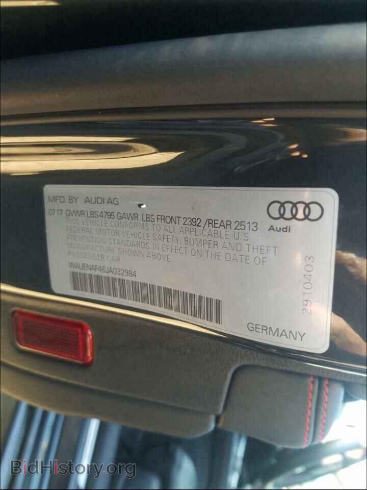 2018 AUDI A4 - VIN: WAUENAF46JA032984 - Фото 10