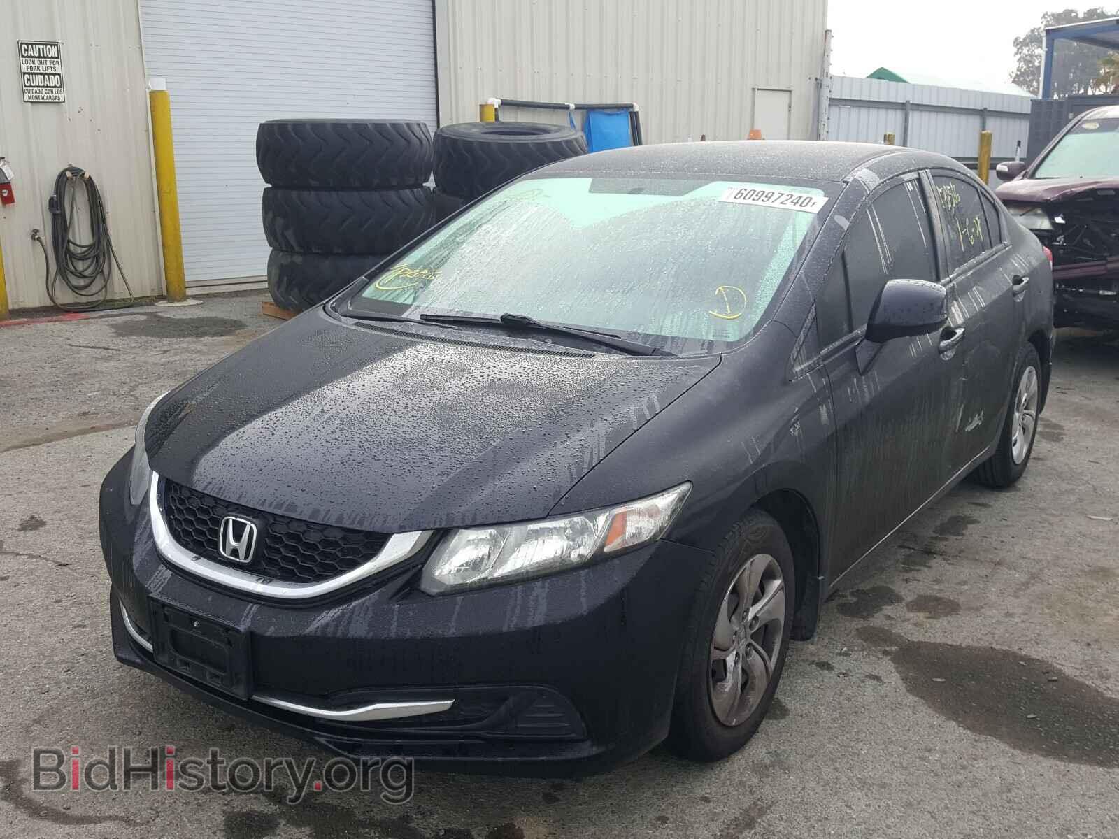 2013 HONDA CIVIC - VIN: 19XFB2F5XDE247493 - Фото 2