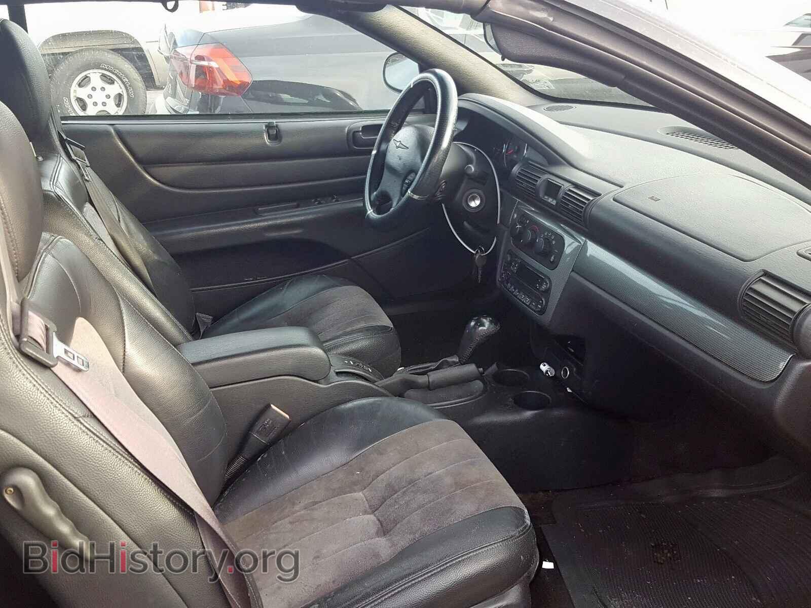 2004 CHRYSLER SEBRING - VIN: 1C3EL55R74N269210 - Фото 5