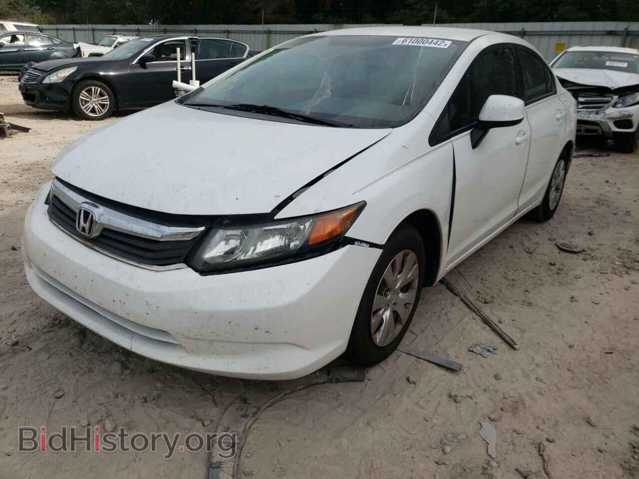 2012 HONDA CIVIC - VIN: 2HGFB2F53CH610852 - Фото 2