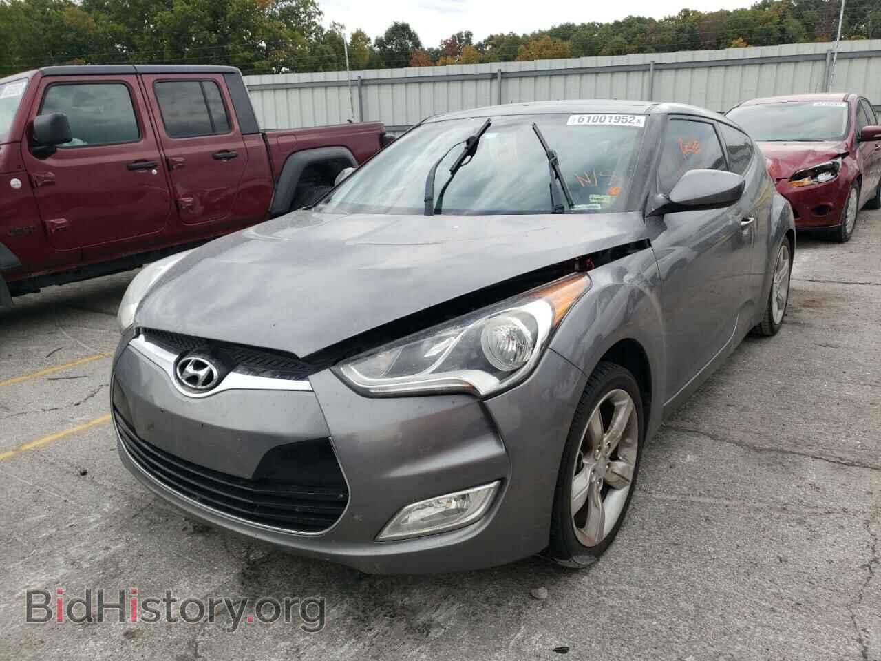 2014 HYUNDAI VELOSTER - VIN: KMHTC6AD5EU217810 - Фото 2