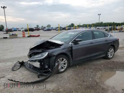 2016 Chrysler 200 Limited, gray — VIN 1C3CCCAB4GN128233, Copart