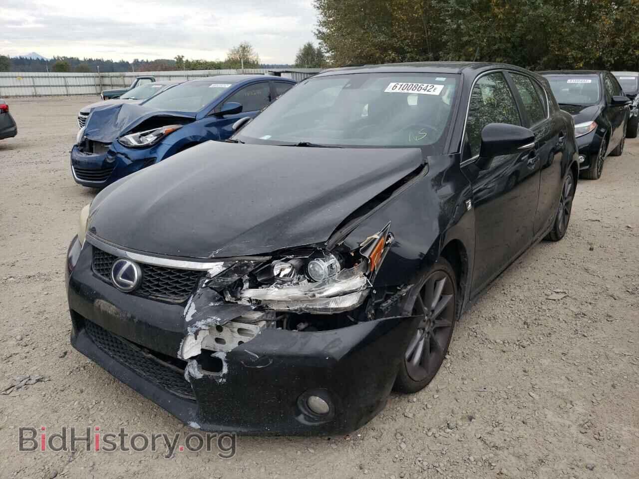2012 LEXUS CT 200 - VIN: JTHKD5BH6C2104531 - Фото 2