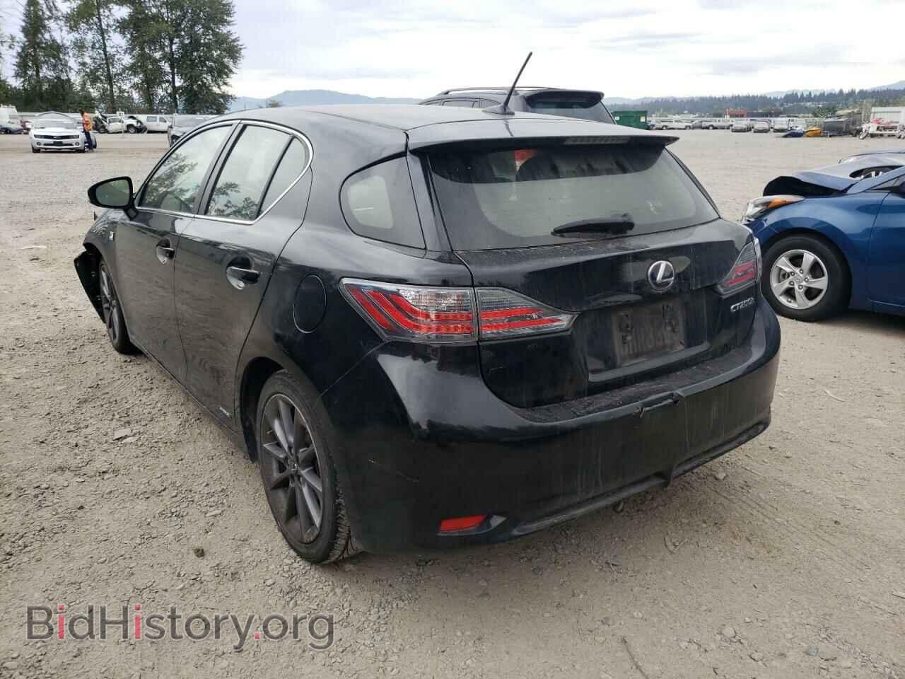 2012 LEXUS CT 200 - VIN: JTHKD5BH6C2104531 - Фото 3