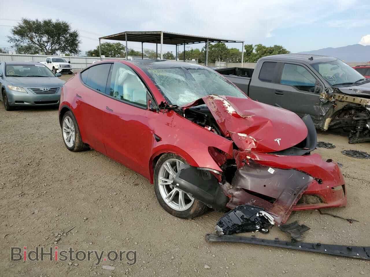 Photo 7SAYGAEEXNF347033 - TESLA MODEL Y 2022