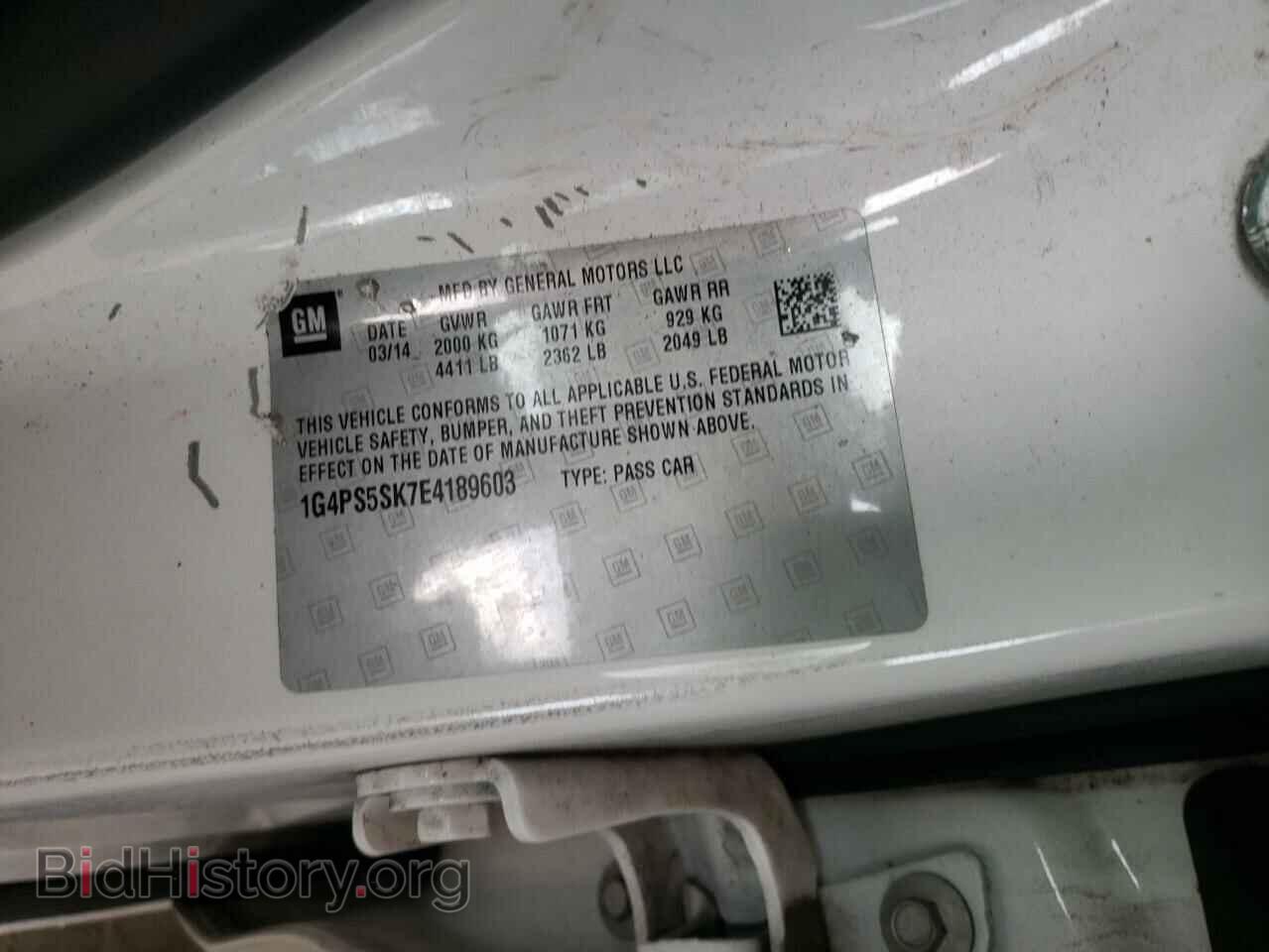 2014 BUICK VERANO - VIN: 1G4PS5SK7E4189603 - Фото 10