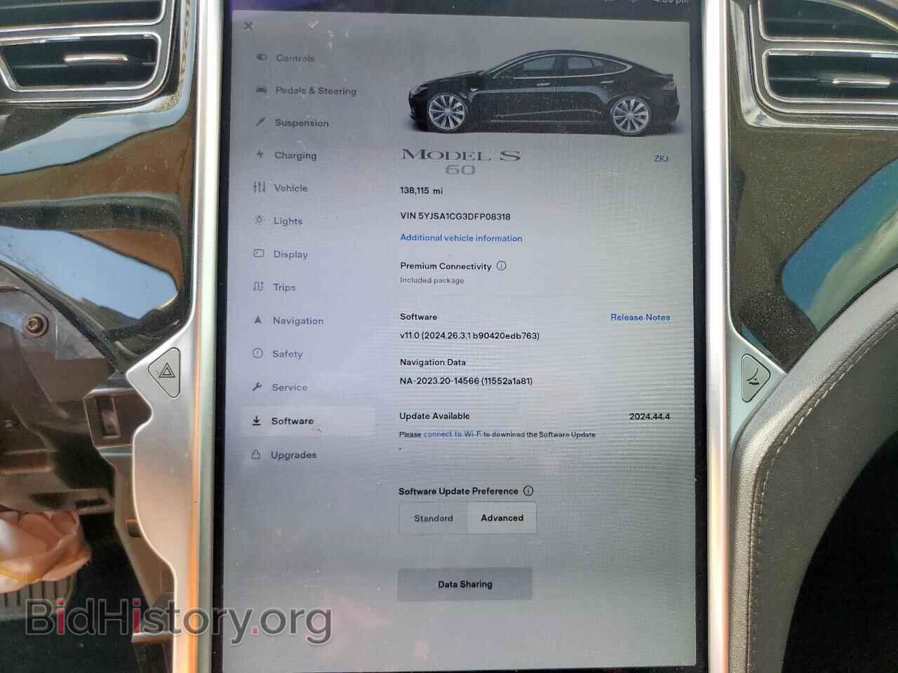 2013 TESLA MODEL S - VIN: 5YJSA1CG3DFP08318 - Photo 9