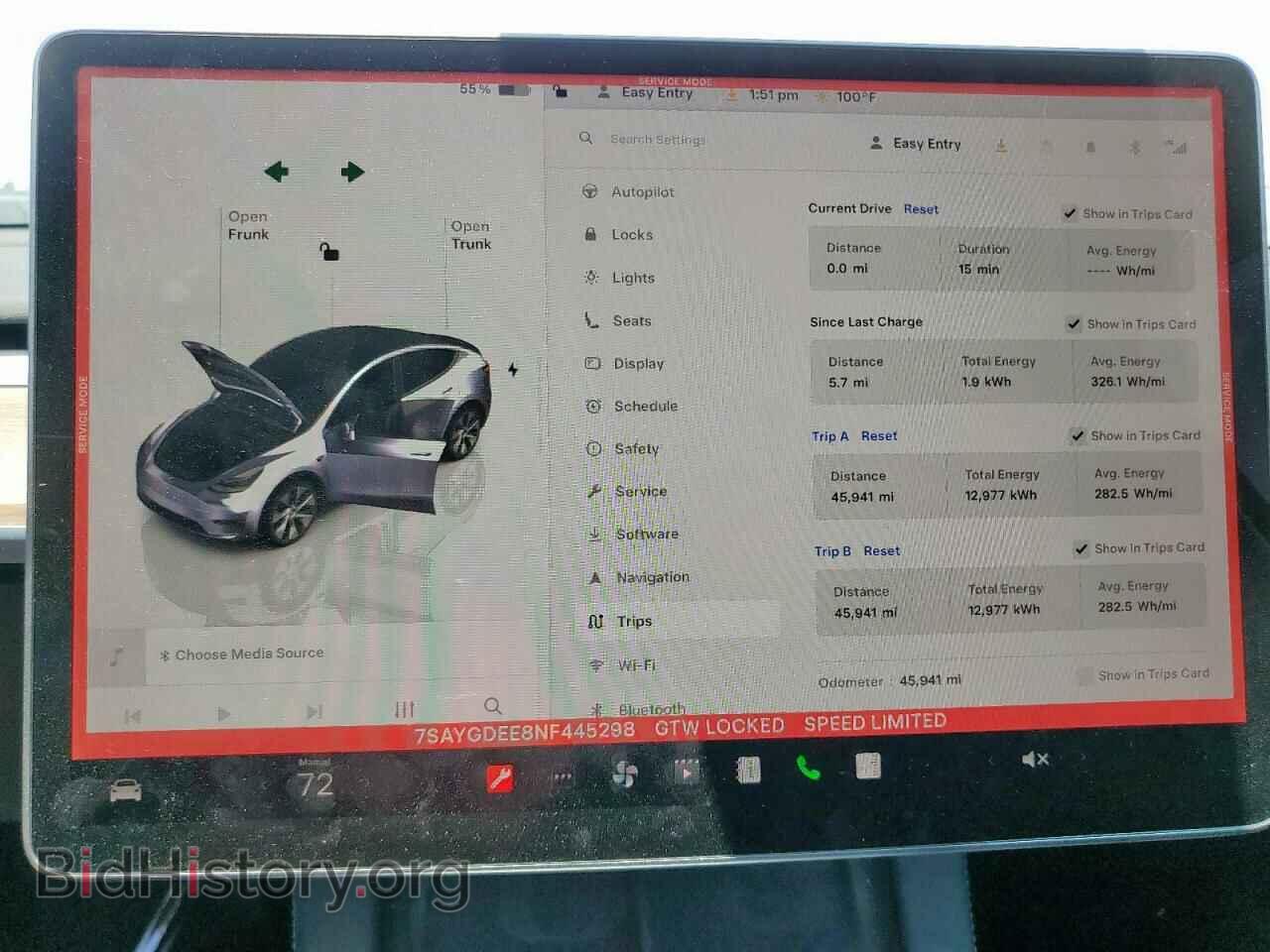 2022 TESLA MODEL Y - VIN: 7SAYGDEE8NF445298 - Фото 9