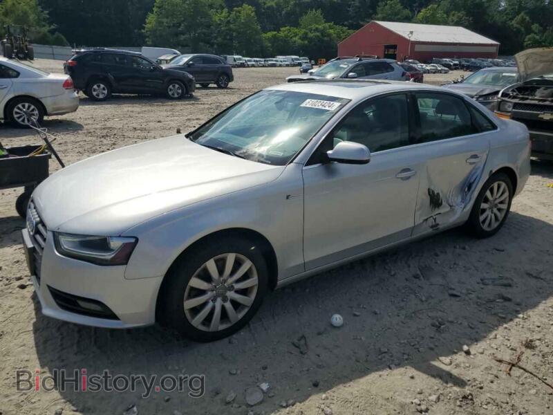 2013 Audi A4 Premium (VIN WAUBFAFL2DN011599) — фото 1 из 12, Copart, повреждение: передняя часть