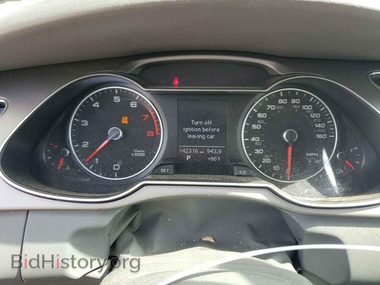 2013 AUDI A4 - VIN: WAUBFAFL2DN011599 - Фото 9