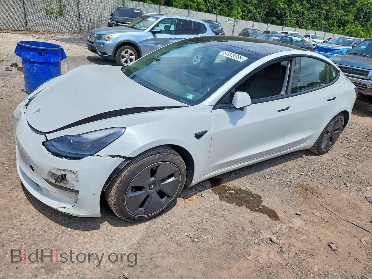 Photo 5YJ3E1EB5MF906652 - TESLA MODEL 3 2021