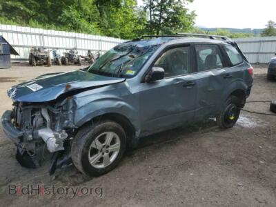 2012 Subaru FORESTER 2.5X, blue — VIN JF2SHABC5CH439720, Copart