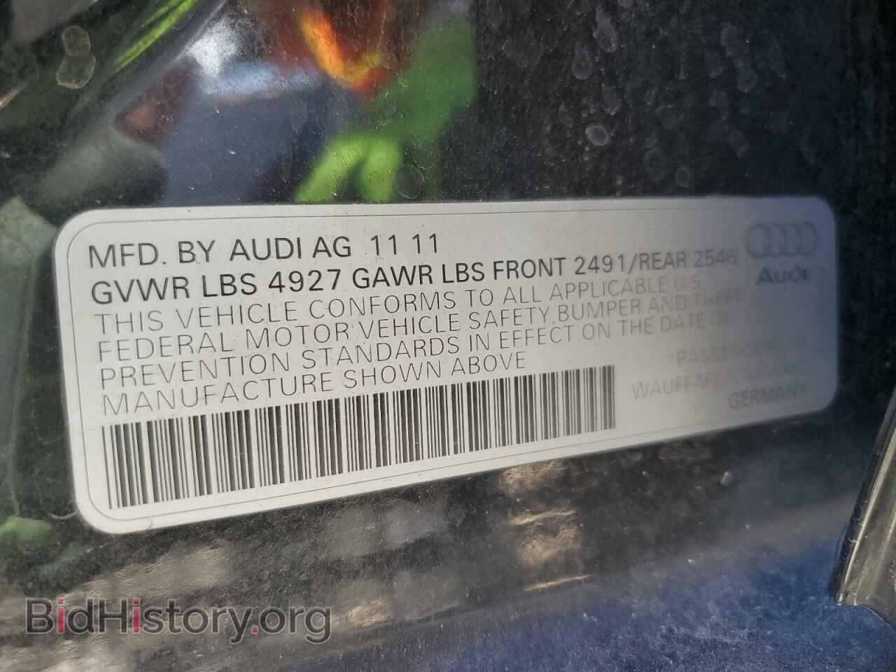 2012 AUDI A4 - VIN: WAUFFAFL1CN014882 - Фото 10