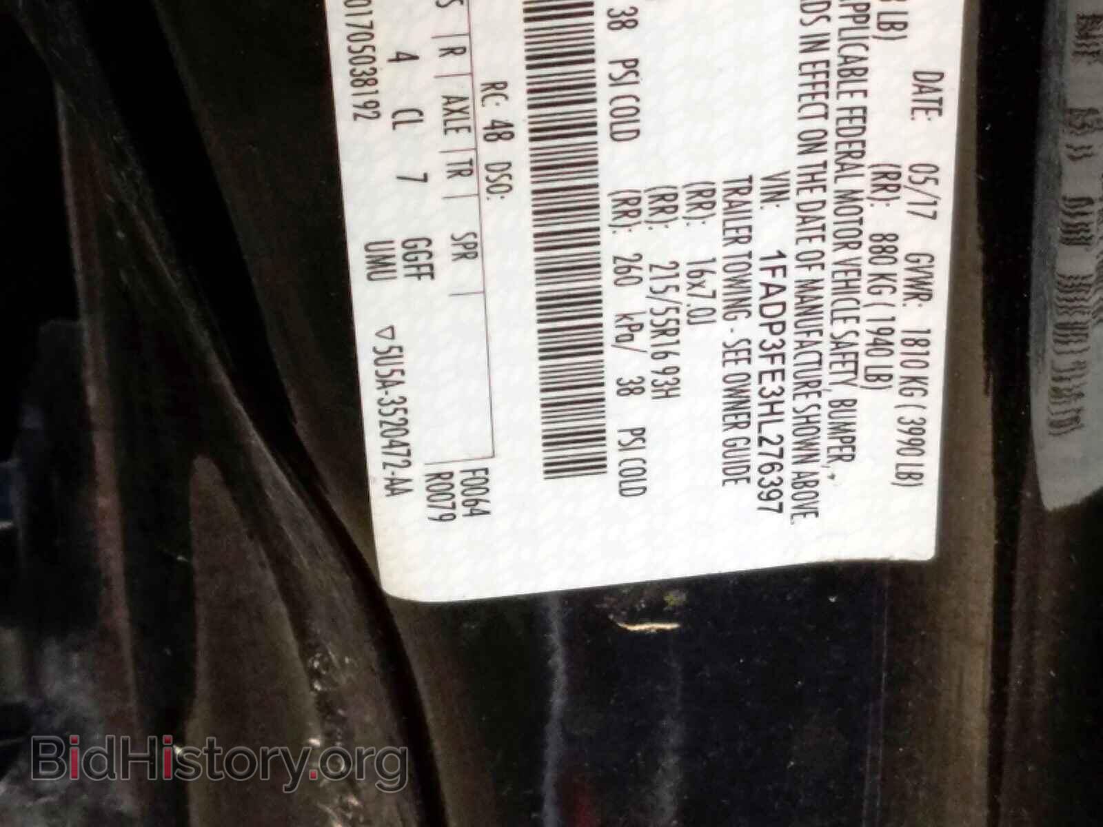 2017 FORD FOCUS - VIN: 1FADP3FE3HL276397 - Фото 10