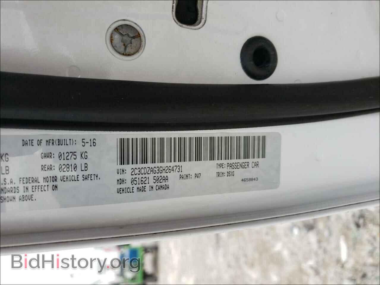 2016 DODGE CHALLENGER - VIN: 2C3CDZAG3GH264731 - Photo 10