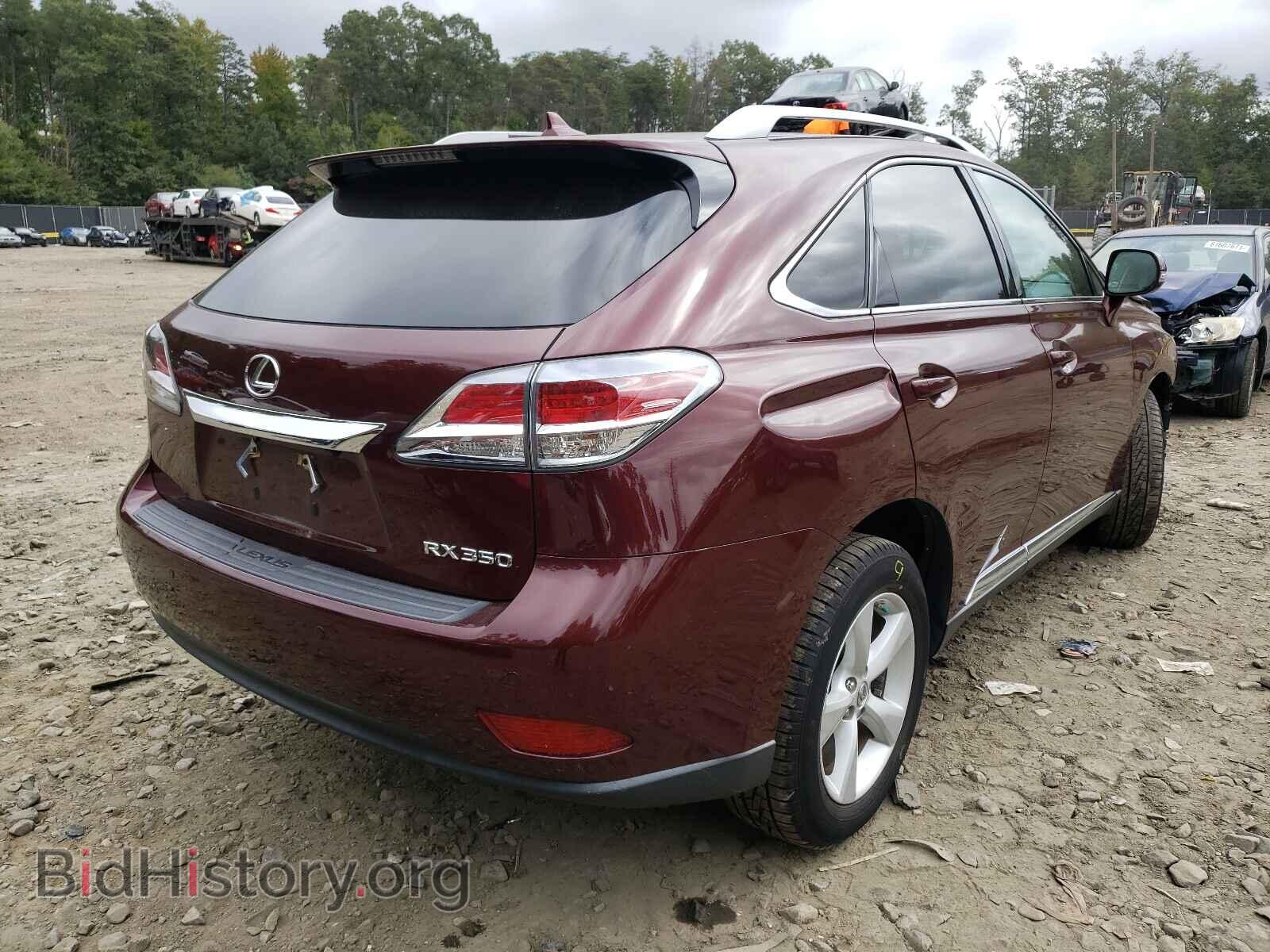 2013 LEXUS RX350 - VIN: 2T2BK1BA2DC207169 - Фото 4