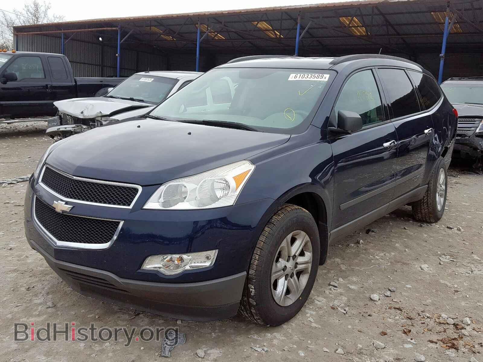 2012 CHEVROLET TRAVERSE - VIN: 1GNKRFED0CJ289142 - Фото 2