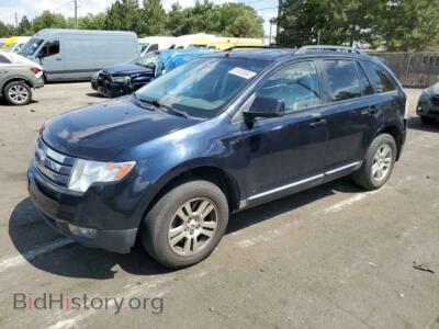 2008 Ford EDGE SEL, blue — VIN 2FMDK48C98BB05711, Copart