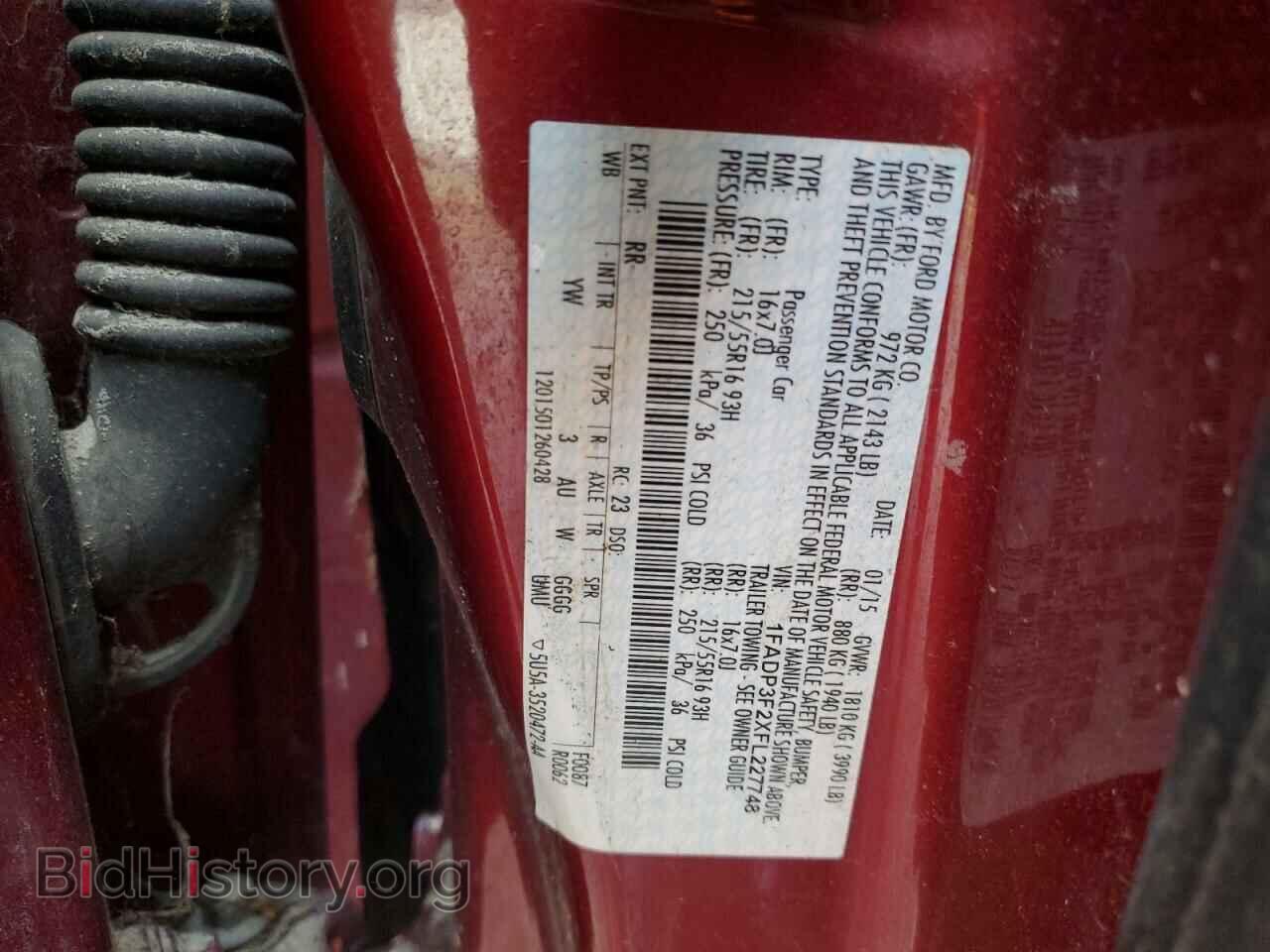 2015 FORD FOCUS - VIN: 1FADP3F2XFL227748 - Фото 10