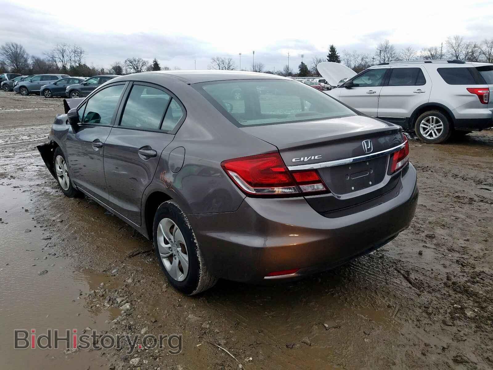 2014 HONDA CIVIC LX - VIN: 19XFB2F5XEE057663 - Фото 3