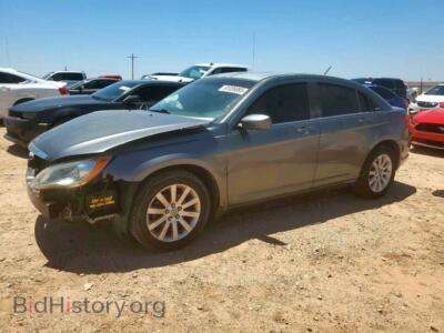 2012 Chrysler 200 Touring, gray — VIN 1C3CCBBB7CN129377, Copart