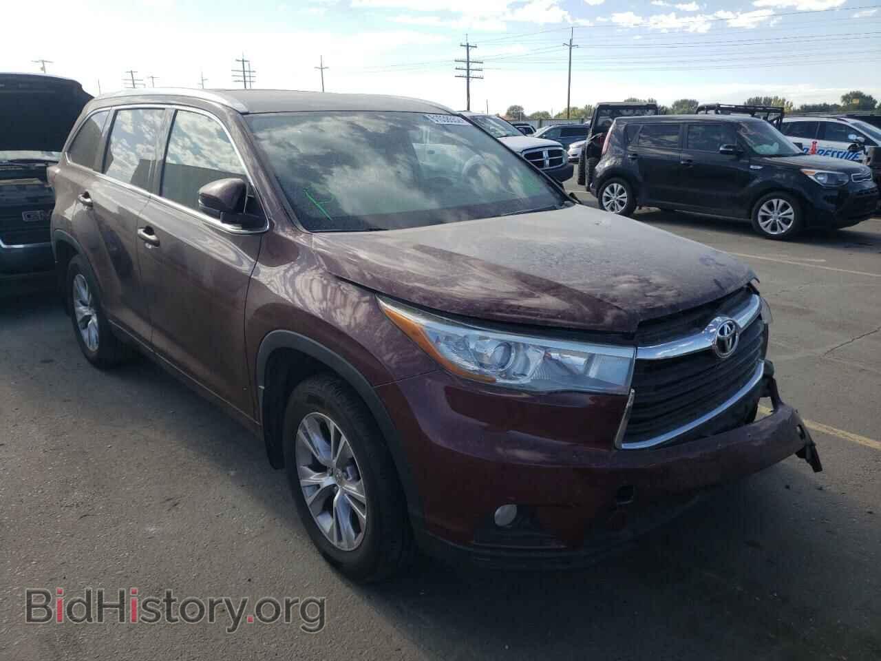 Фотография 5TDJKRFH7FS137099 - TOYOTA HIGHLANDER 2015