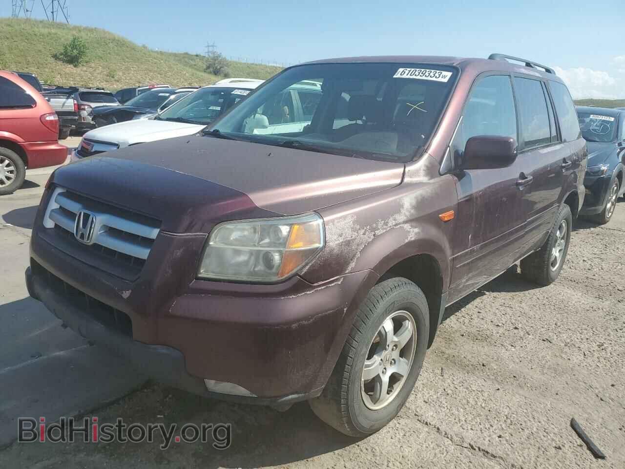 Photo 2HKYF18427H526139 - HONDA PILOT 2007