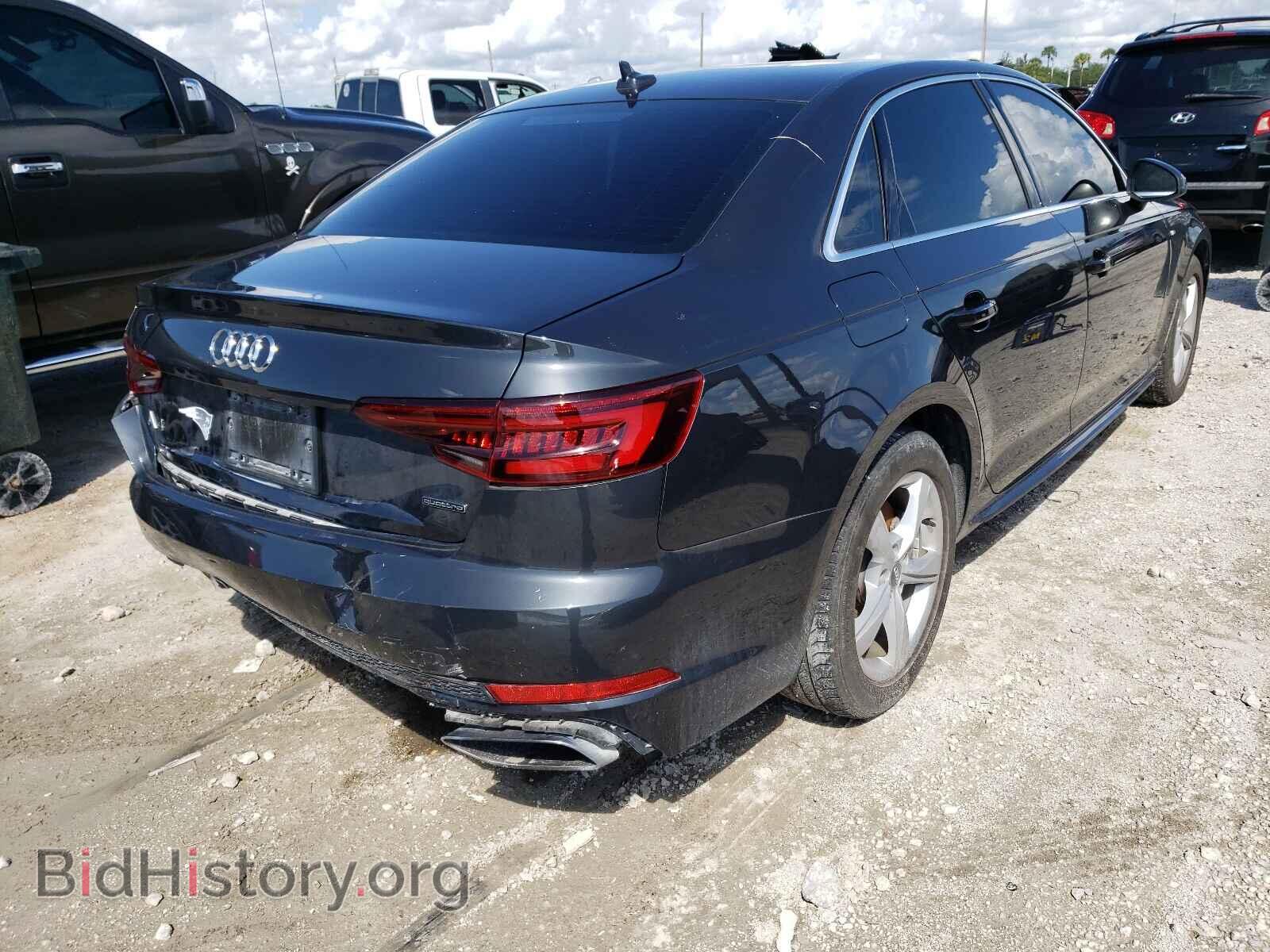 2019 AUDI A4 - VIN: WAUDNAF47KN020087 - Фото 4