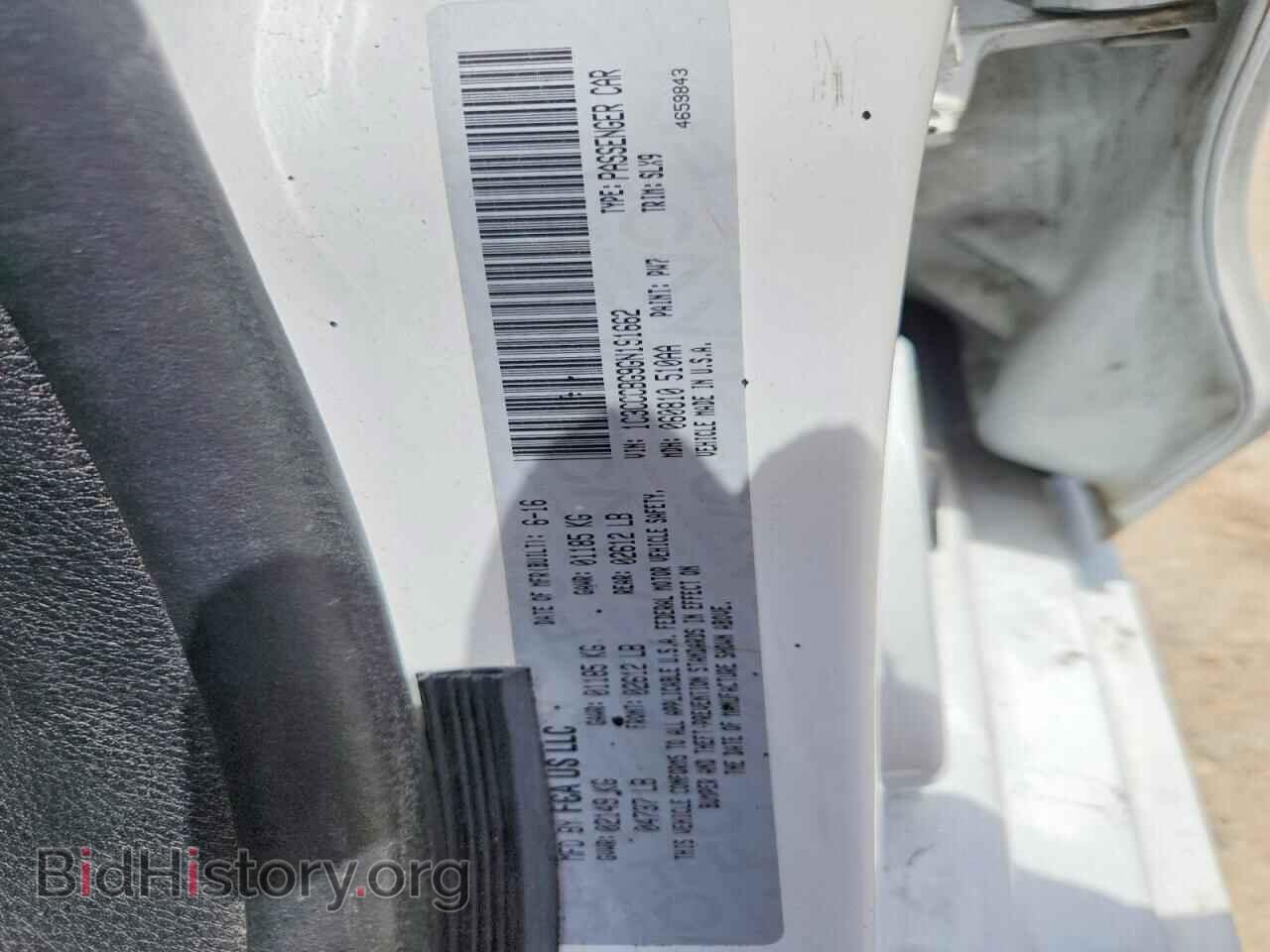 2016 CHRYSLER 200 - VIN: 1C3CCCBG9GN191662 - Photo 12