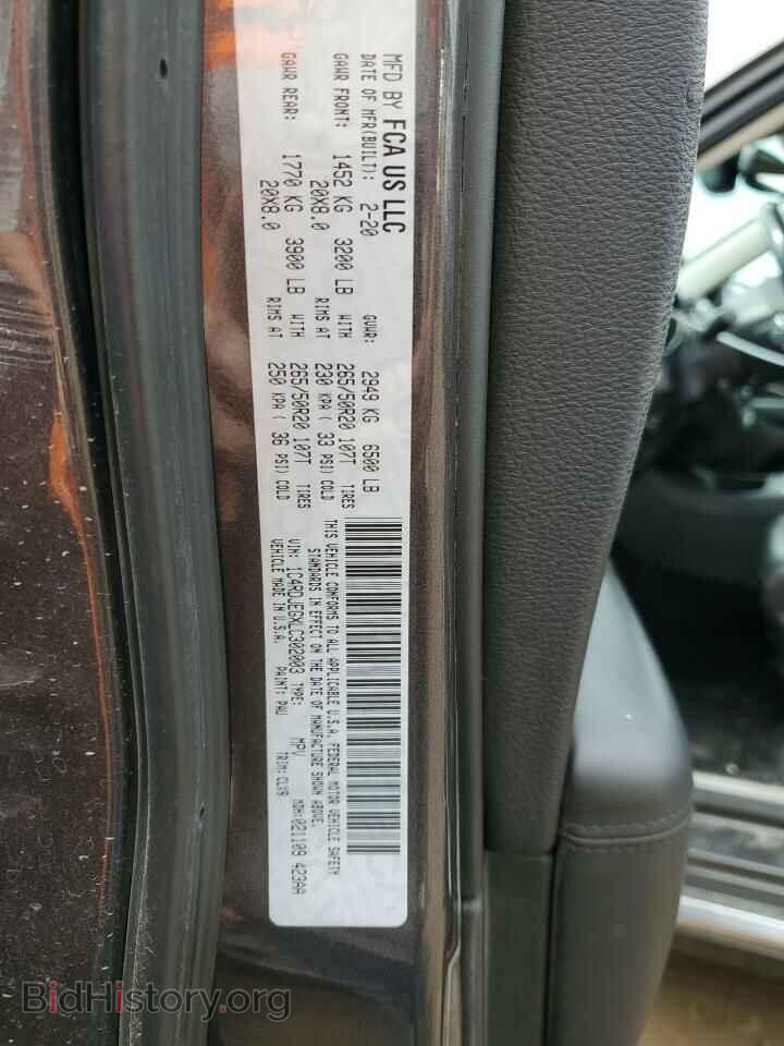 2020 DODGE DURANGO - VIN: 1C4RDJEGXLC302003 - Photo 13