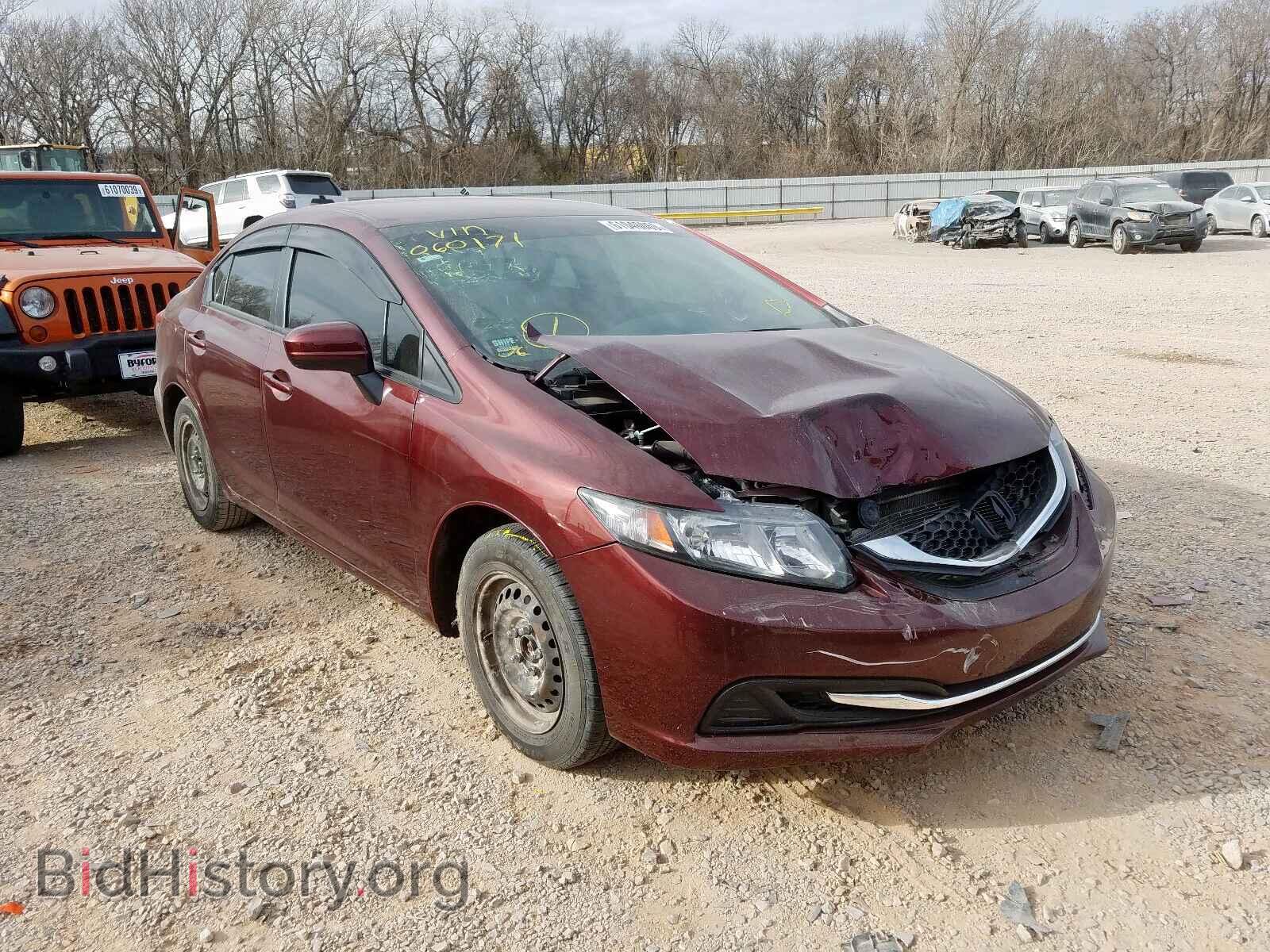 Фотография 19XFB2F54EE060171 - HONDA CIVIC 2014