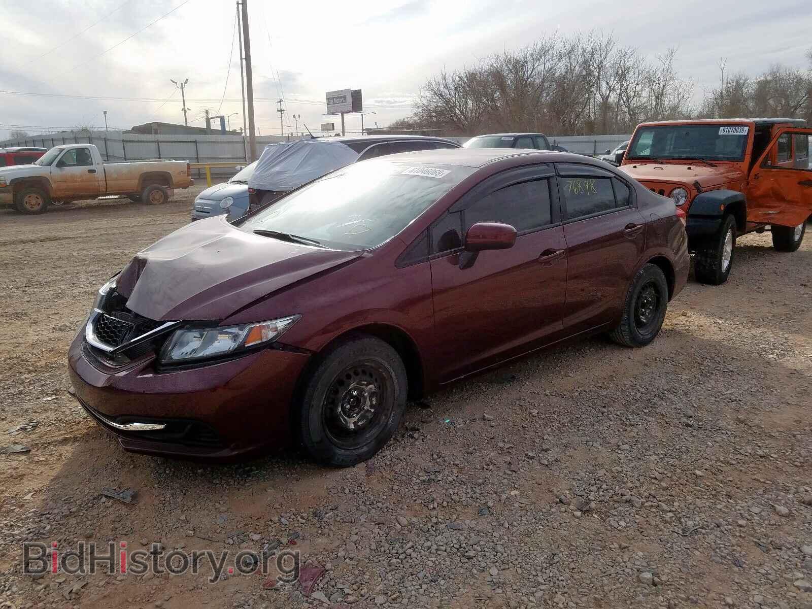 2014 HONDA CIVIC - VIN: 19XFB2F54EE060171 - Фото 2