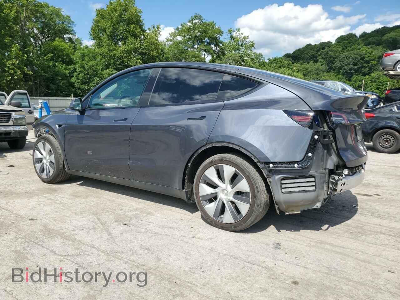 2022 TESLA MODEL Y - VIN: 7SAYGDEE2NA009768 - Фото 2
