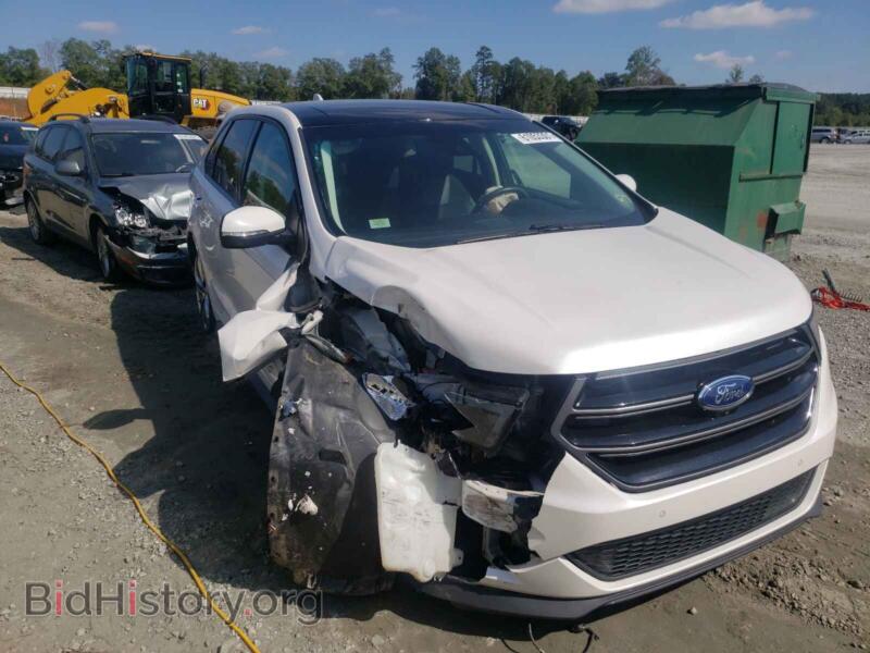 2015 Ford EDGE Edge Sport (VIN 2FMTK4AP3FBB07881) — фото 1 из 9, Copart, повреждение: передняя часть