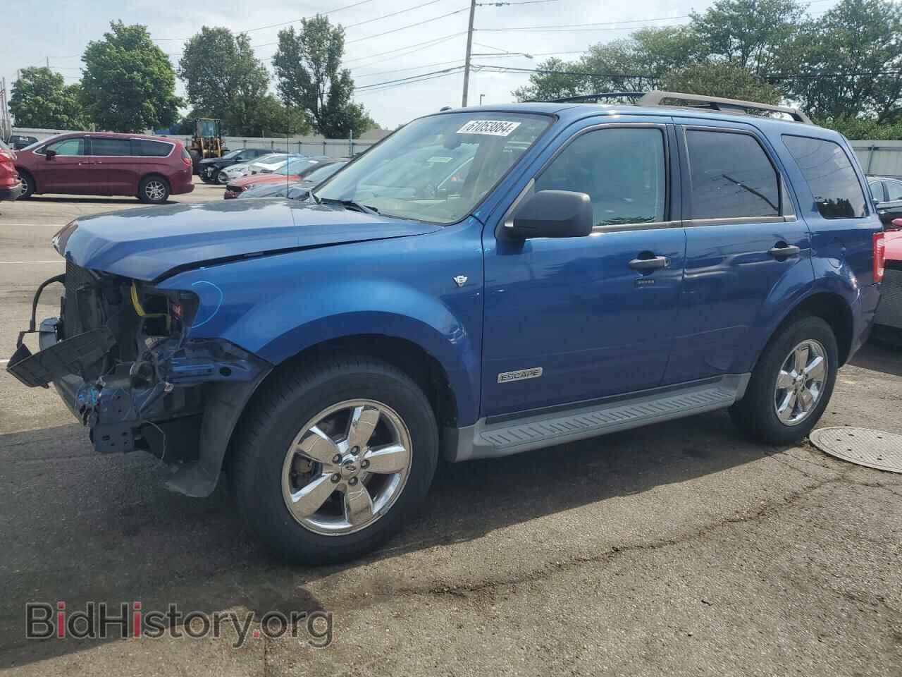 Photo 1FMCU03128KE68362 - FORD ESCAPE 2008