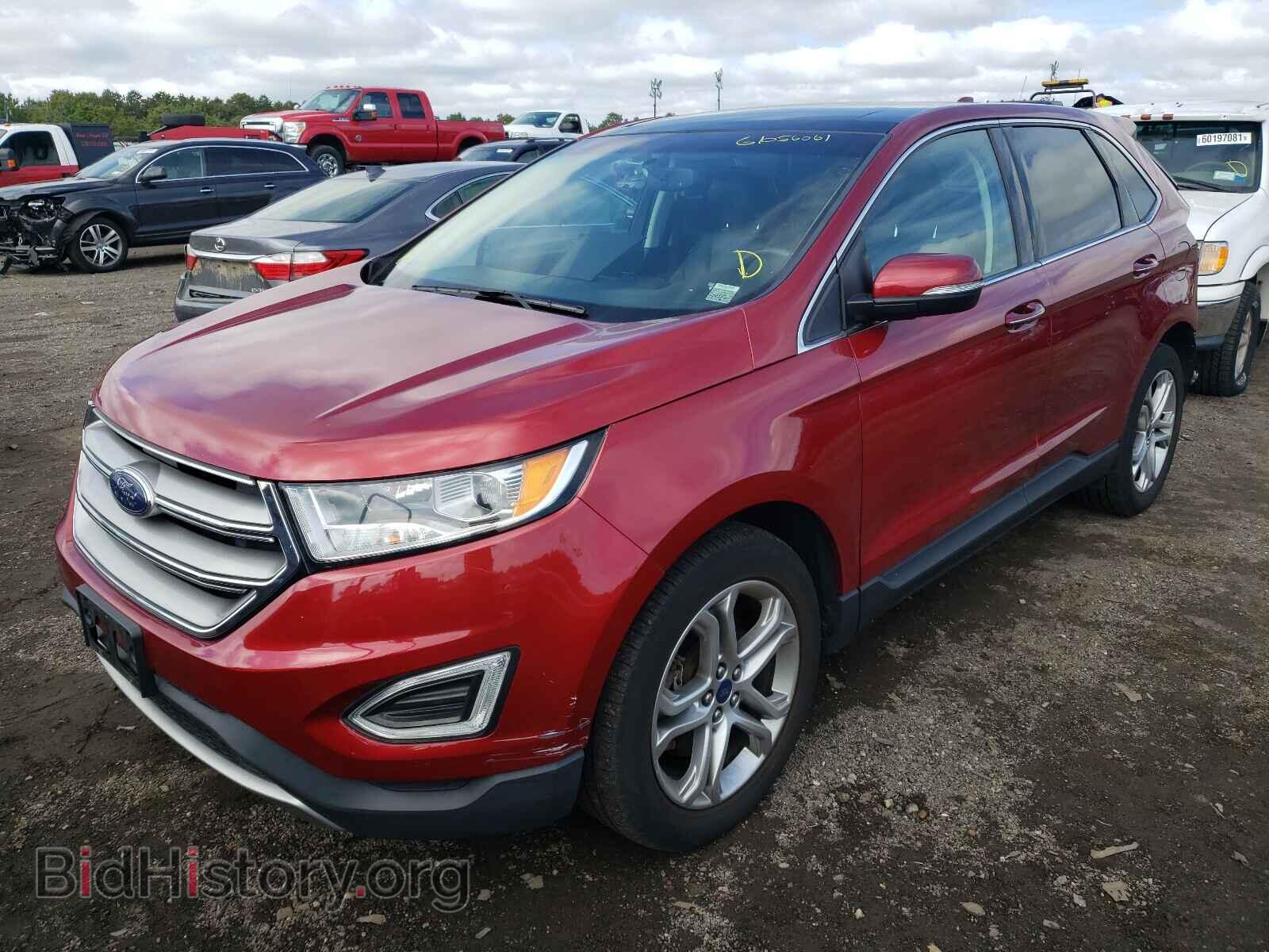 2015 FORD EDGE - VIN: 2FMTK4K80FBB69777 - Фото 2